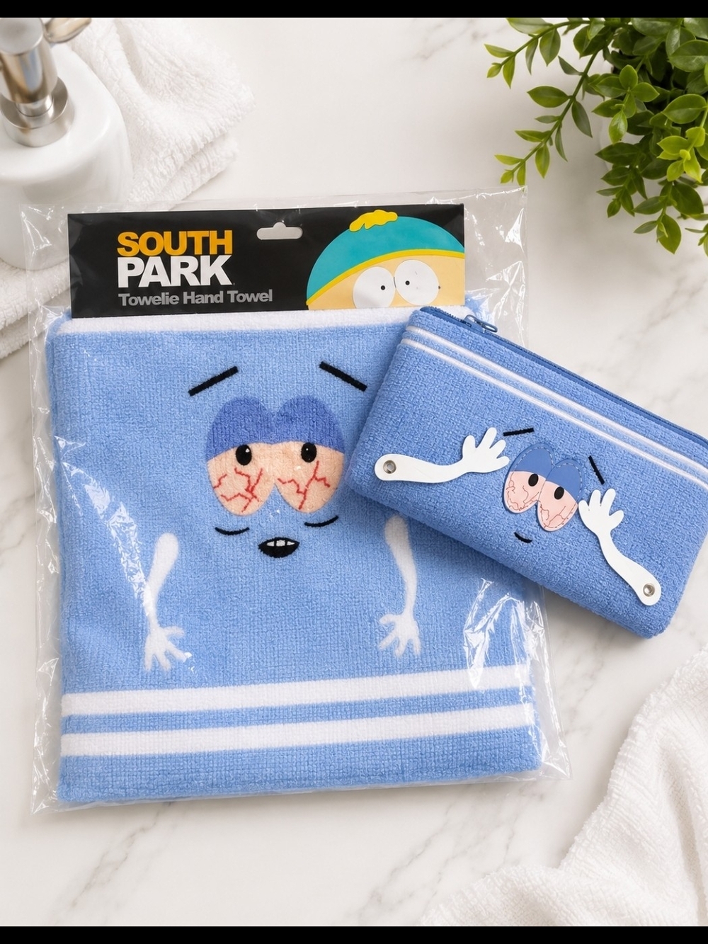 South Park Towelie Hand Towel & Wallet Set